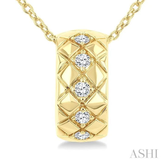 Golden Glow Diamond Fashion Pendant