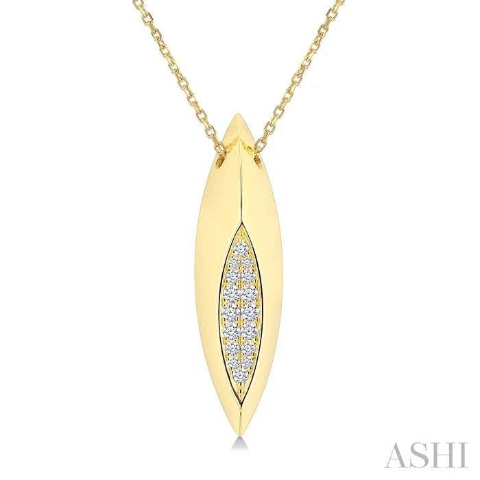 Marquise Shape Diamond Fashion Pendant