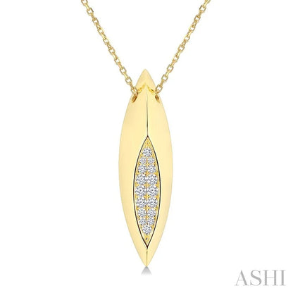 Marquise Shape Diamond Fashion Pendant