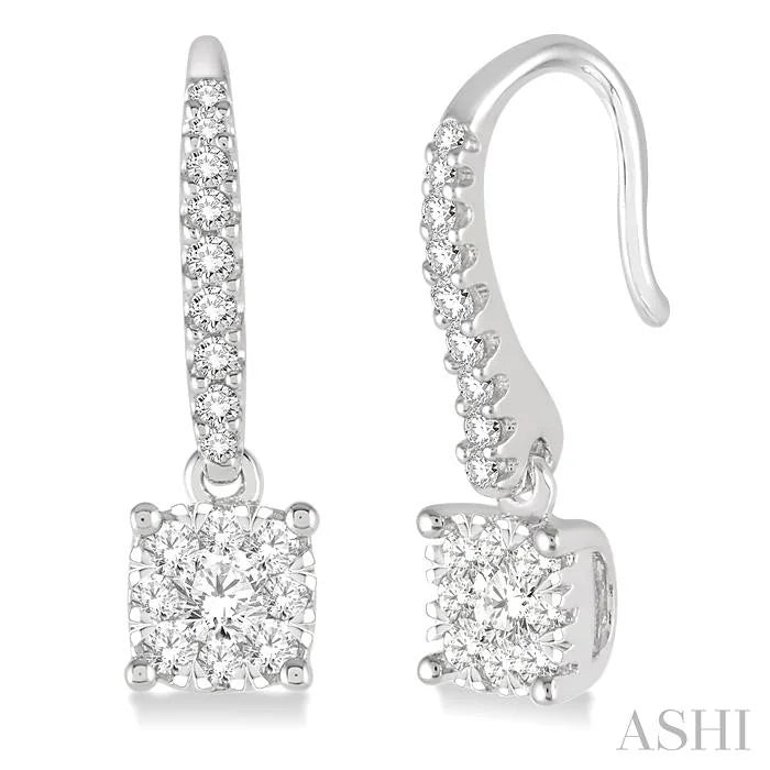 Cushion Shape Lovebright Essential Diamond Earrings