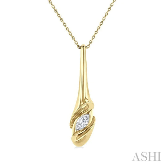 Twist Diamond Fashion Pendant
