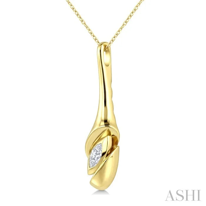 Twist Diamond Fashion Pendant