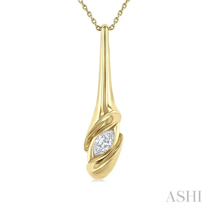 Twist Diamond Fashion Pendant