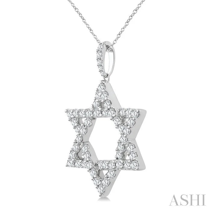 Star Of David Diamond Fashion Pendant