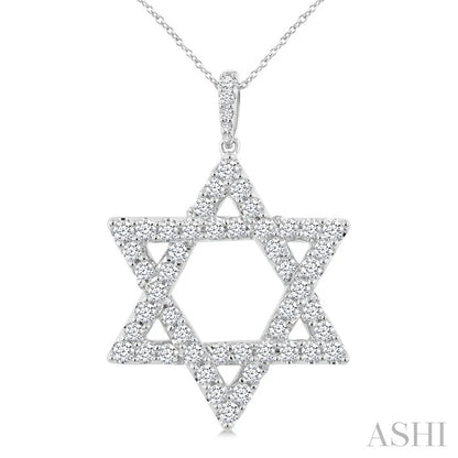 Star Of David Diamond Fashion Pendant