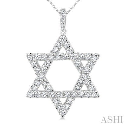 Star Of David Diamond Fashion Pendant