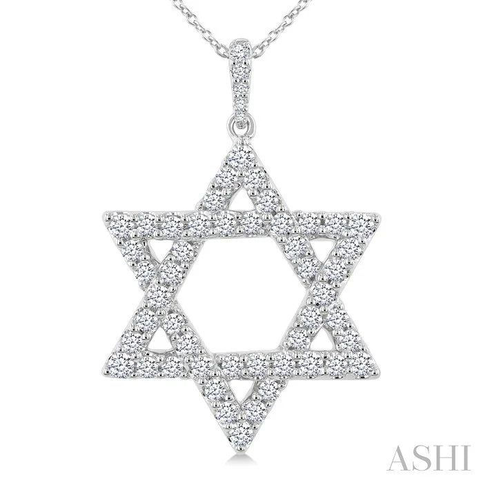 Star Of David Diamond Fashion Pendant