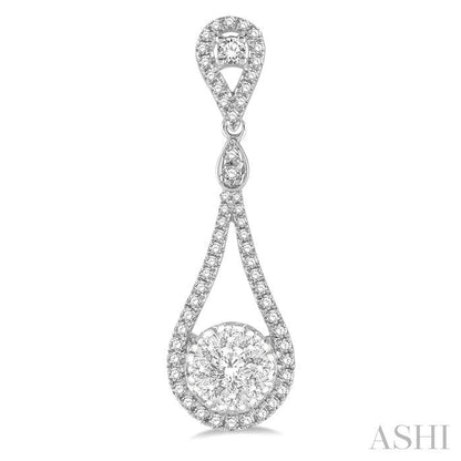 Pear Shape Lovebright Diamond Earrings