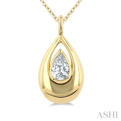 Pear Shape Diamond Fashion Pendant