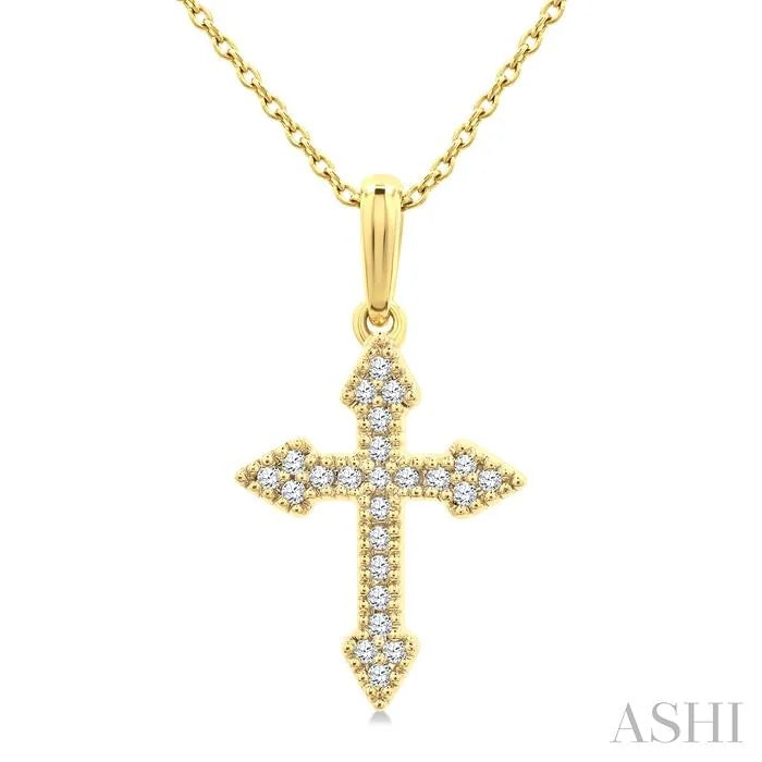 Cross Petite Diamond Fashion Pendant