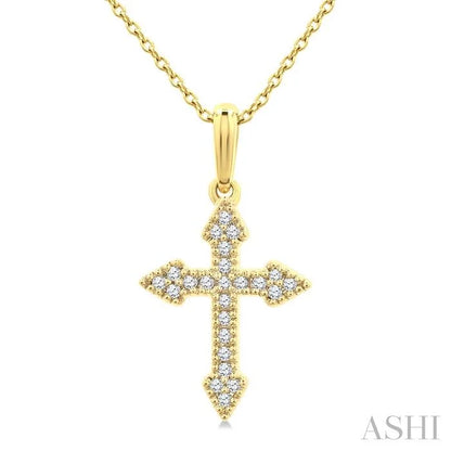 Cross Petite Diamond Fashion Pendant