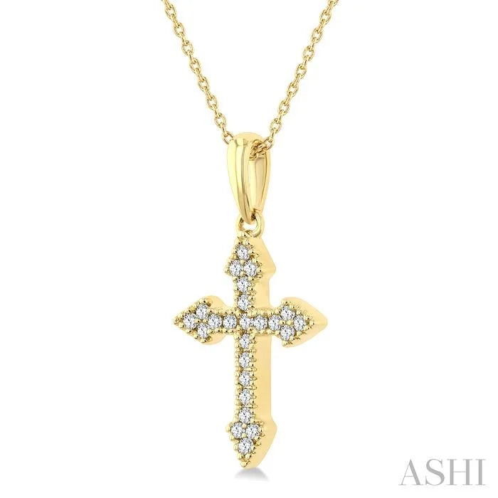 Cross Petite Diamond Fashion Pendant