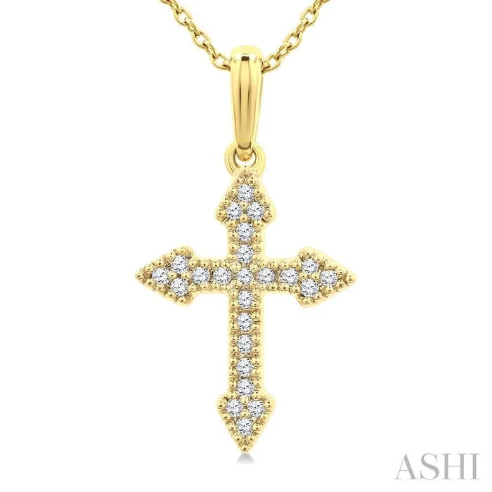 Cross Petite Diamond Fashion Pendant