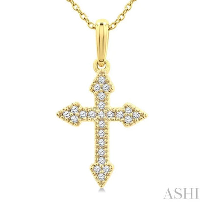 Cross Petite Diamond Fashion Pendant