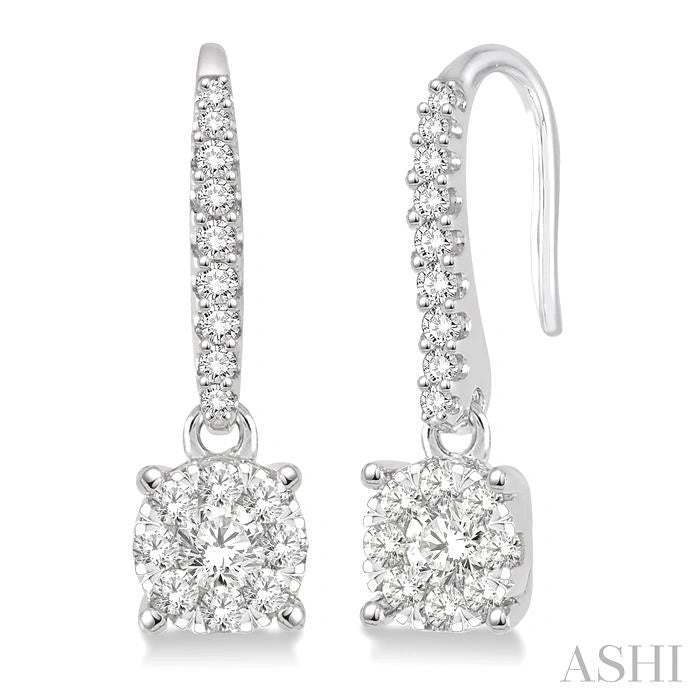 Round Shape Lovebright Essential Diamond Earrings