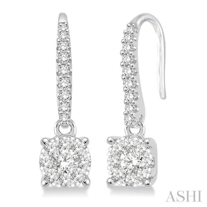 Round Shape Lovebright Essential Diamond Earrings
