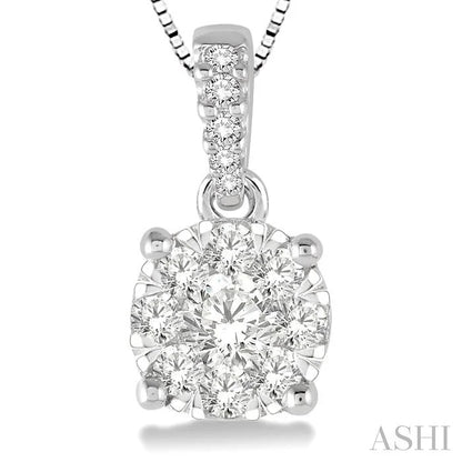 Round Shape Lovebright Essential Diamond Pendant