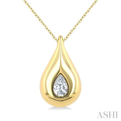 Pear Shape Diamond Fashion Pendant