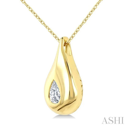 Pear Shape Diamond Fashion Pendant