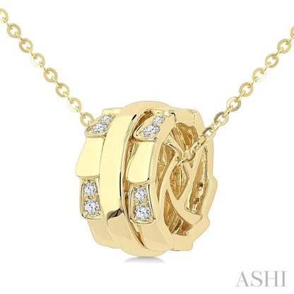 Diamond Rondelle Fashion Pendant