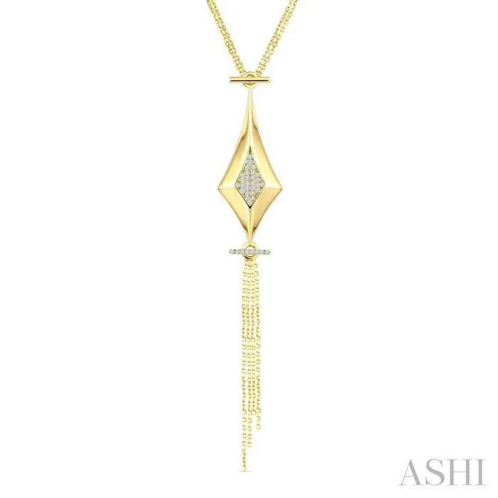 Chain Drop Diamond Fashion Pendant