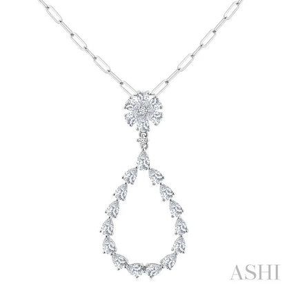 Pear Shape Diamond Fashion Pendant