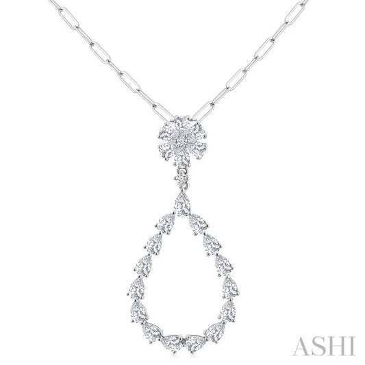 Pear Shape Diamond Fashion Pendant