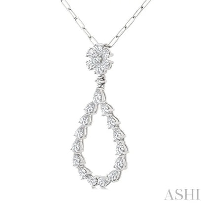 Pear Shape Diamond Fashion Pendant