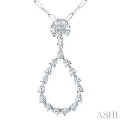 Pear Shape Diamond Fashion Pendant