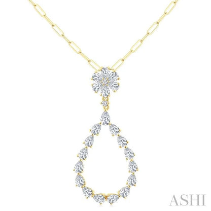 Pear Shape Diamond Fashion Pendant