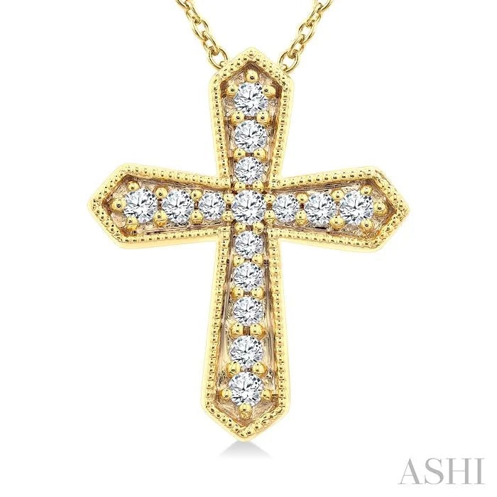 Cross Petite Diamond Fashion Pendant
