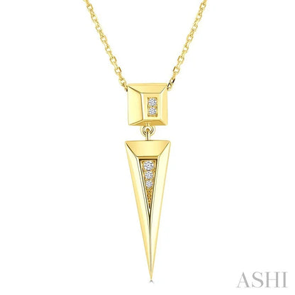 Pyramid Diamond Fashion Pendant