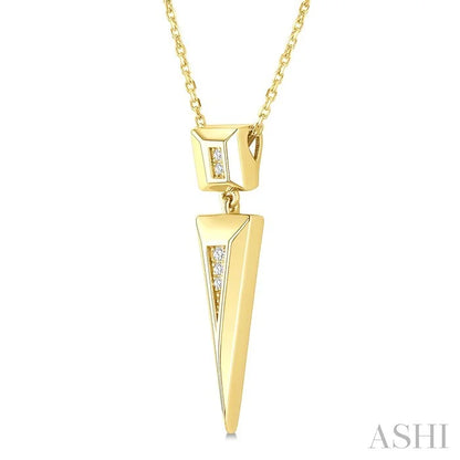 Pyramid Diamond Fashion Pendant
