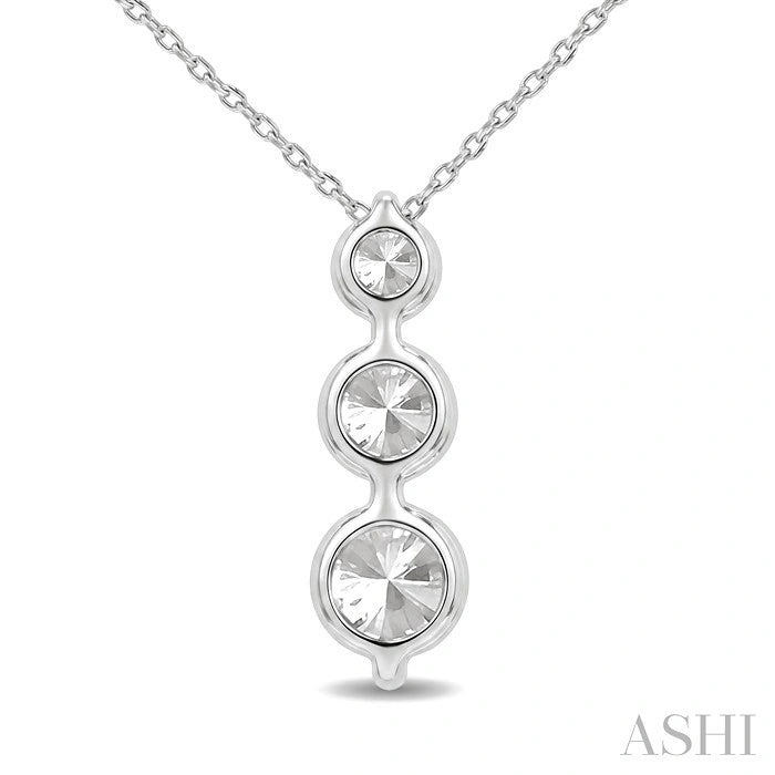 3 Stone Diamond Fashion Pendant