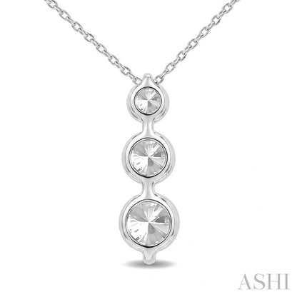 3 Stone Diamond Fashion Pendant