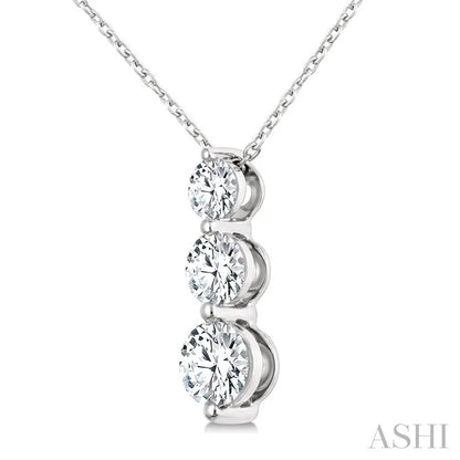3 Stone Diamond Fashion Pendant
