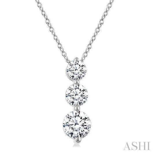 3 Stone Diamond Fashion Pendant