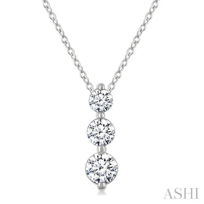 3 Stone Diamond Fashion Pendant