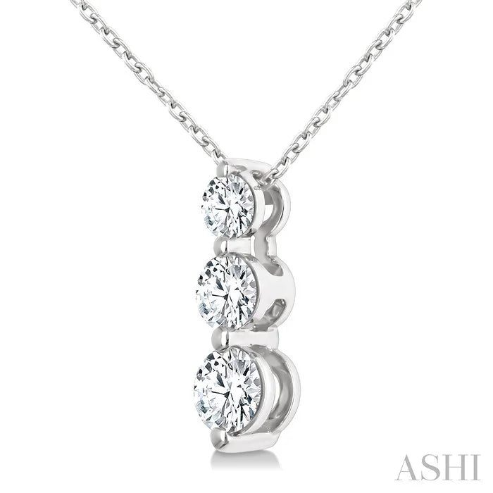 3 Stone Diamond Fashion Pendant