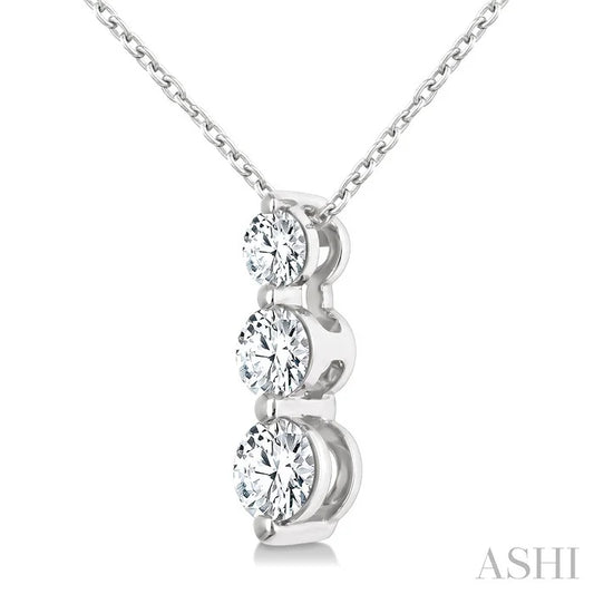 3 Stone Diamond Fashion Pendant