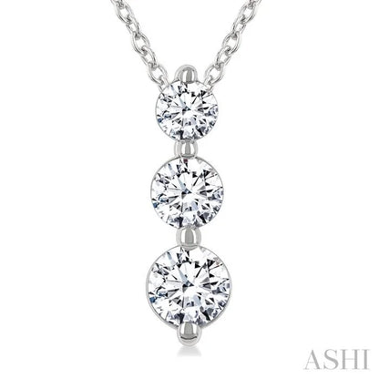 3 Stone Diamond Fashion Pendant