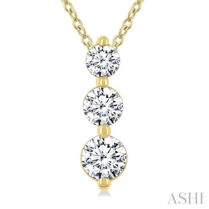 3 Stone Diamond Fashion Pendant
