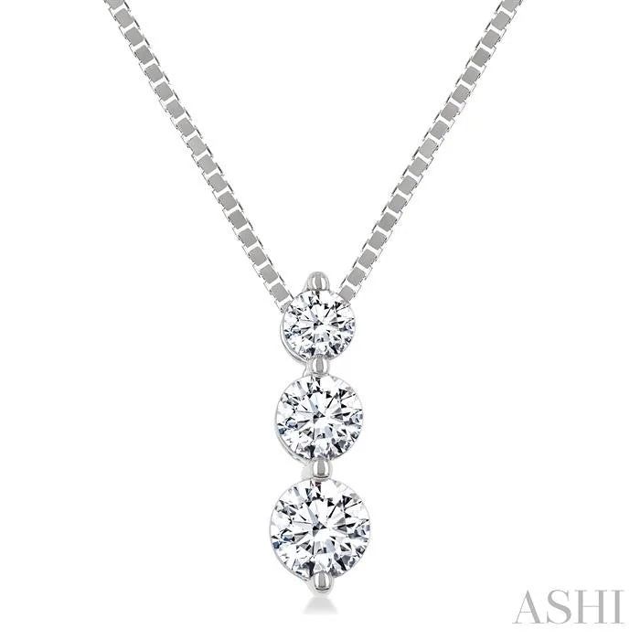 3 Stone Diamond Fashion Pendant