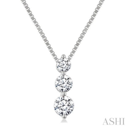 3 Stone Diamond Fashion Pendant