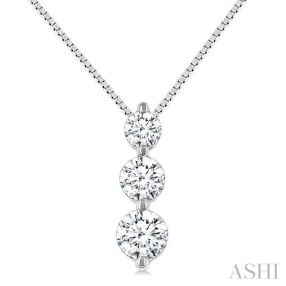3 Stone Diamond Fashion Pendant
