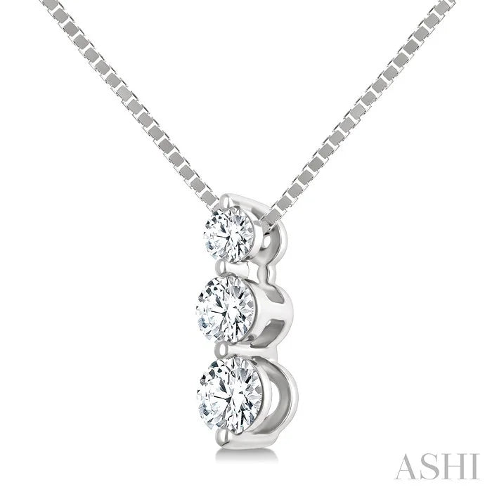 3 Stone Diamond Fashion Pendant