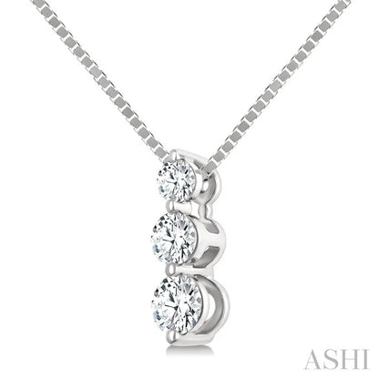 3 Stone Diamond Fashion Pendant