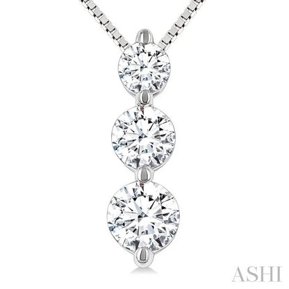 3 Stone Diamond Fashion Pendant