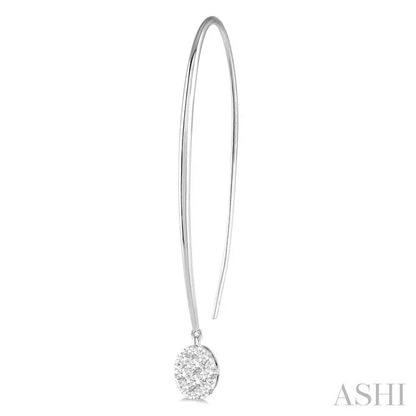 Oval Shape Lovebright Essential Diamond Earrings