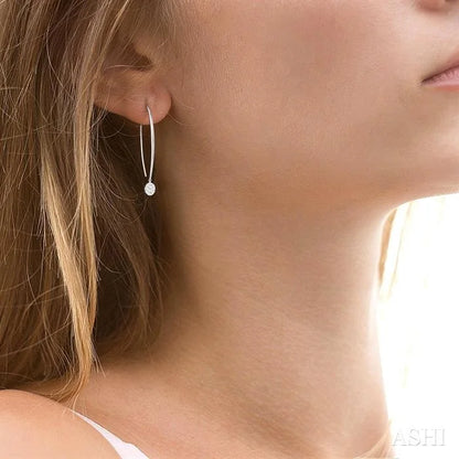 Oval Shape Lovebright Essential Diamond Earrings